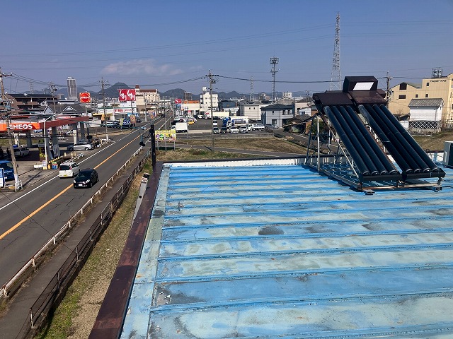 雨漏りが生じていたパラペット